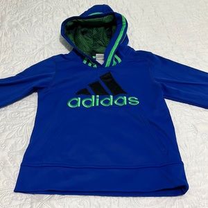 Adidas hooded sweater boy size 5